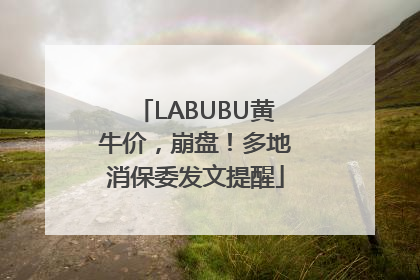 LABUBU黄牛价，崩盘！多地消保委发文提醒